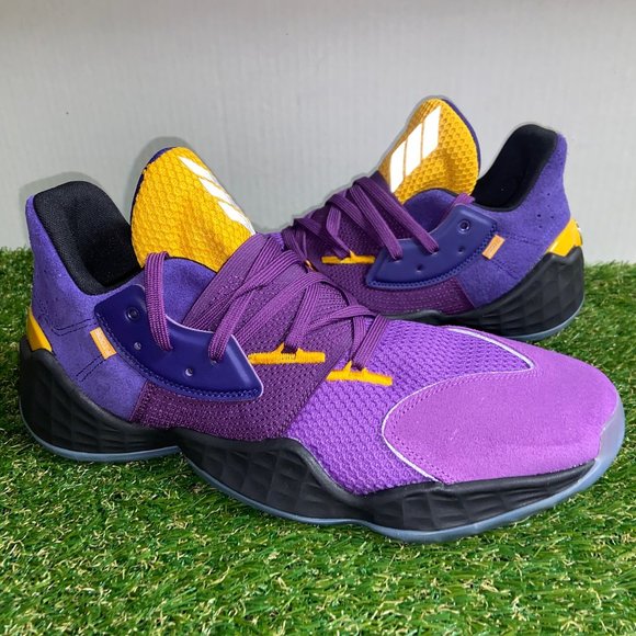 Adidas Harden Vol. 4 Su Casa Mi Casa Los Angeles Lakers Shoes Men Size 10 FW7496
